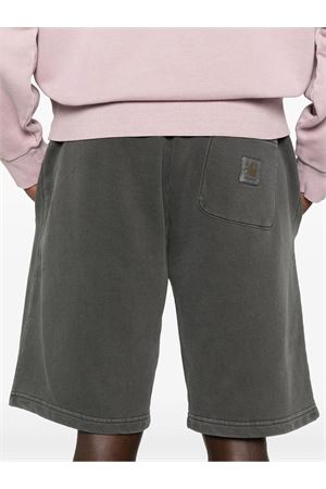 Bermuda shorts in grey cotton jersey CARHARTT WIP | I03013087
